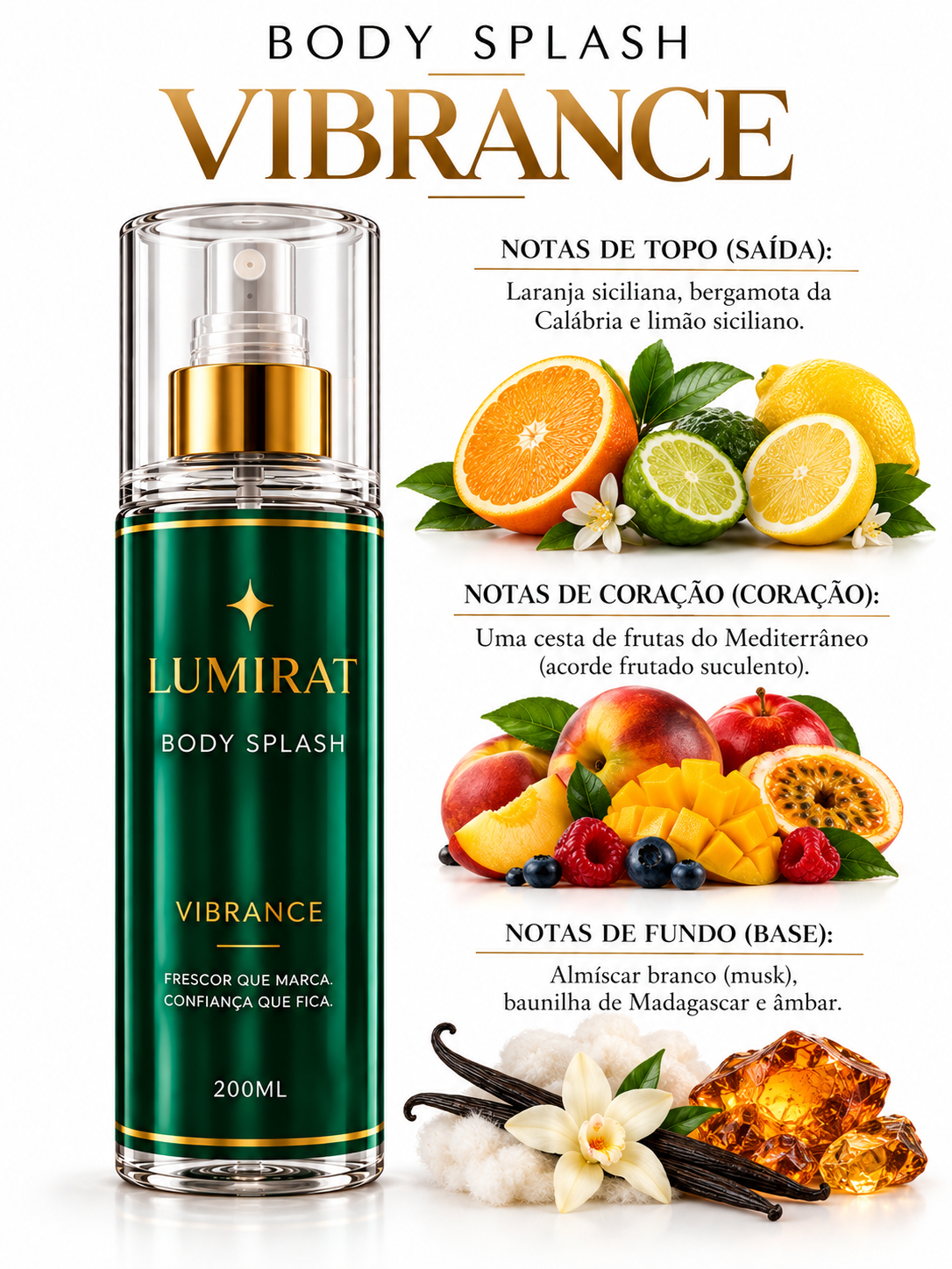 Lumirat Vibrance — Body Splash 200 ml